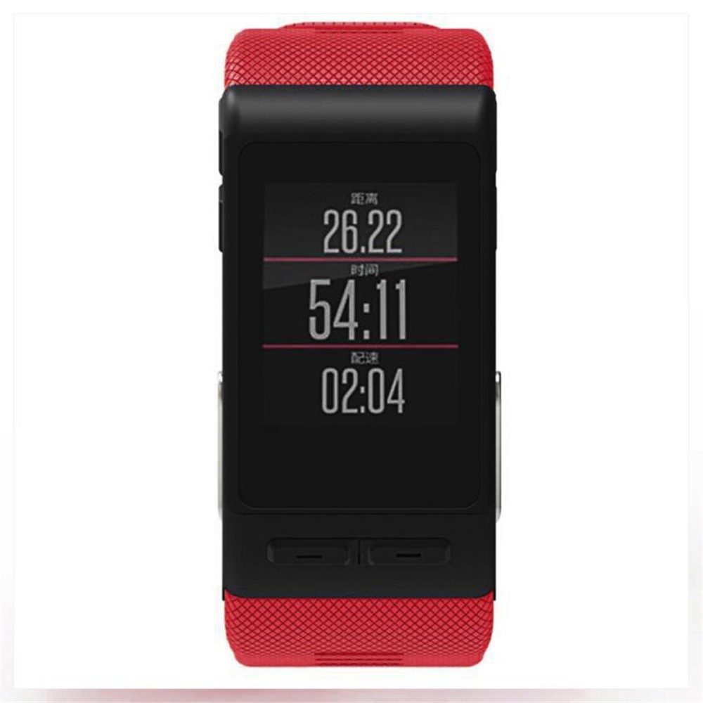 Sport Style Watch Strap Silicone Watchband for Garmin Vivoactive HR - Red-4