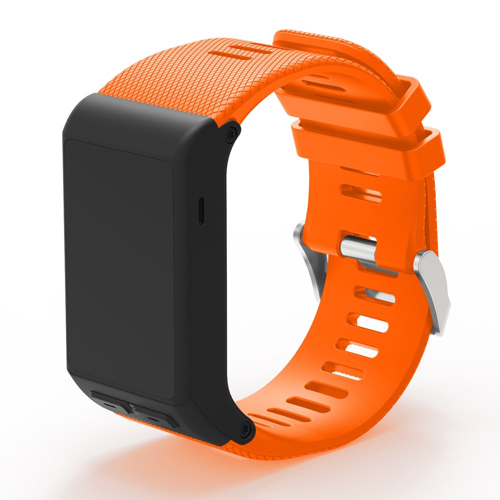 Sport Style Watchband Silicone Watch Strap for Garmin Vivoactive HR - Orange-4