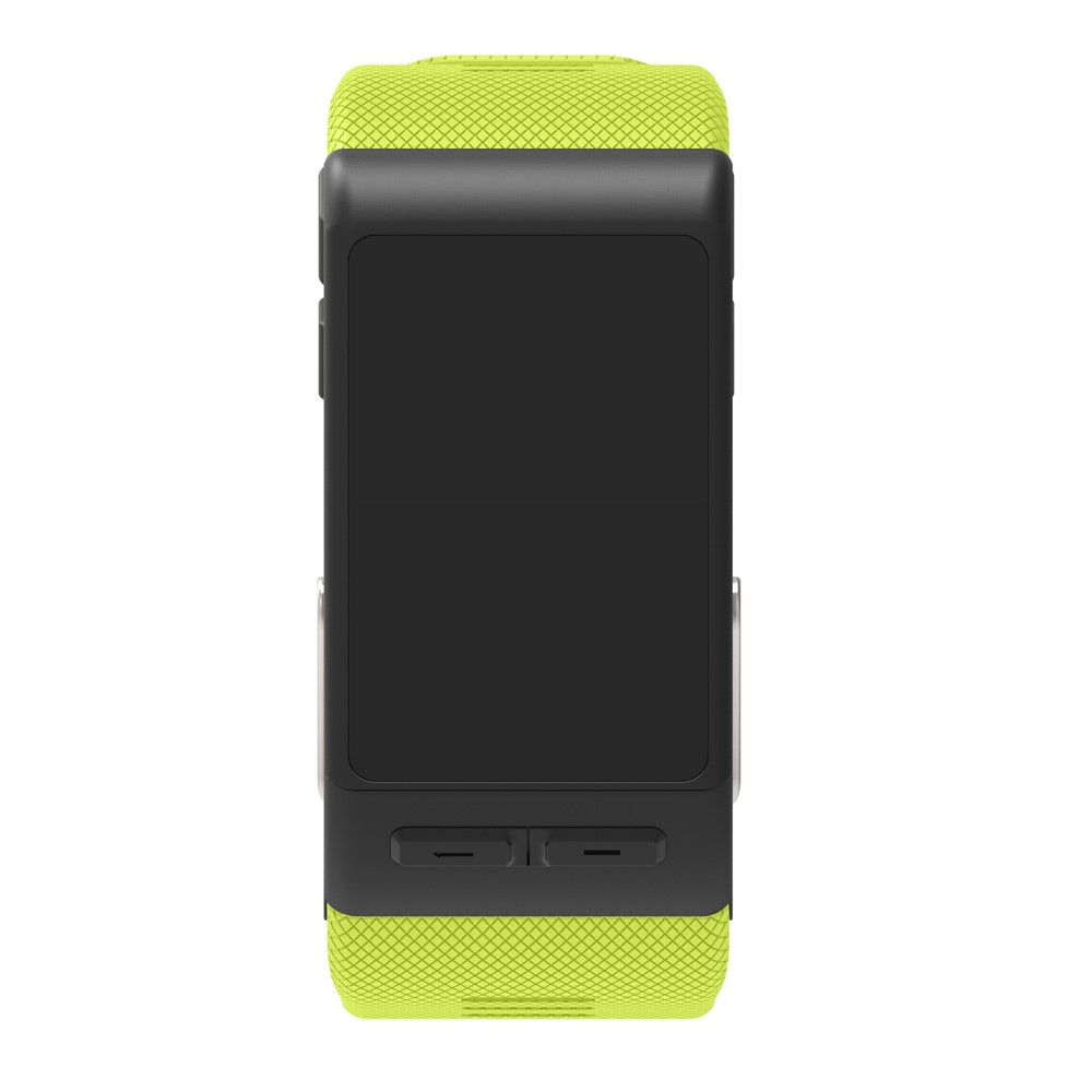 Silicone Sport Style Wrist Watch Strap for Garmin Vivoactive HR - Fluorescent Green-3