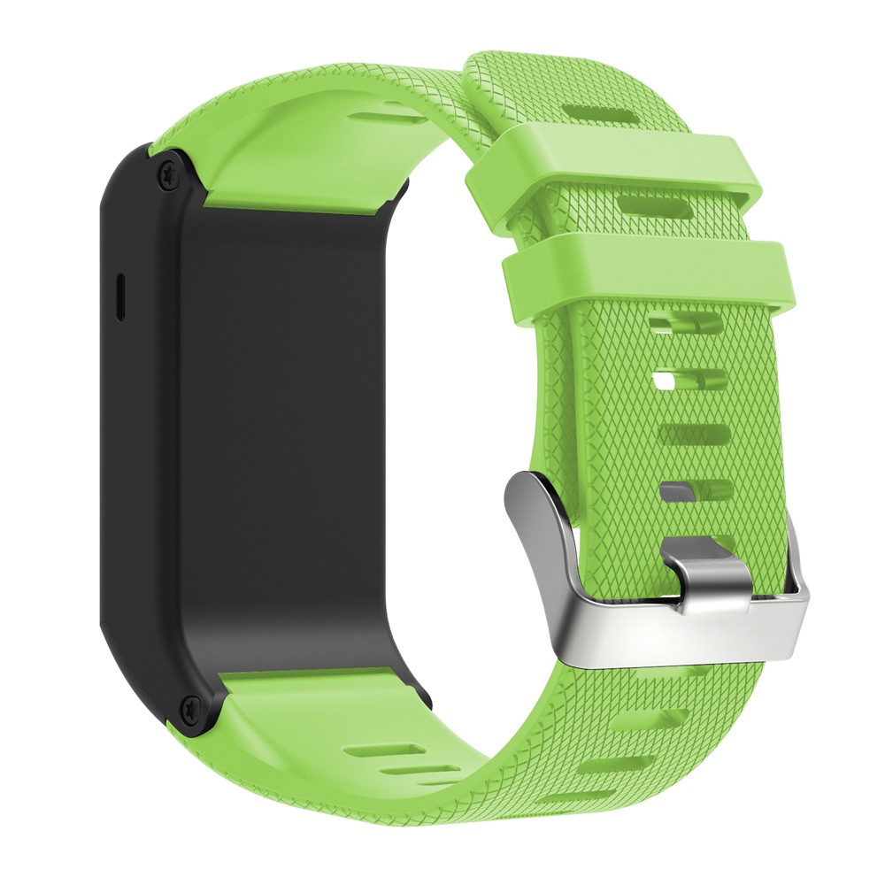Silicone Wrist Strap Sport Style Watch Band for Garmin Vivoactive HR - Green-2