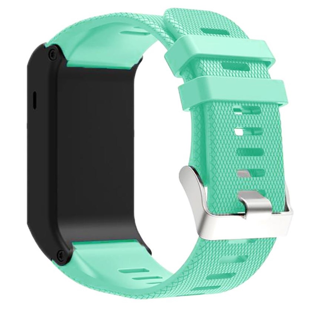 Soft Silicone Sport Style Replacement Watch Band for Garmin Vivoactive HR - Cyan-2
