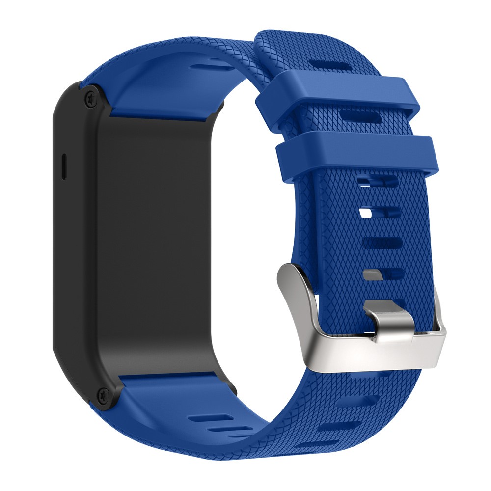 Silikon Sport Style Ersatz Armbanduhr für Garmin Vivoactive HR - dunkelblau-2