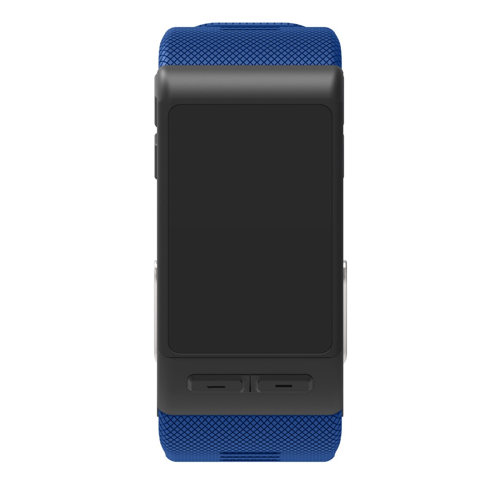 Silikon Sport Style Ersatz Armbanduhr für Garmin Vivoactive HR - dunkelblau-3