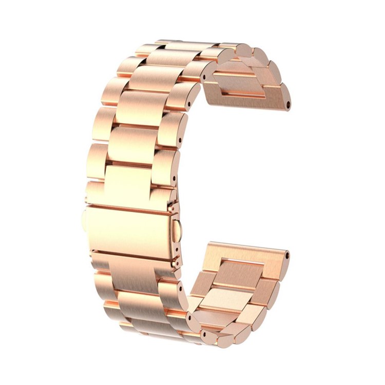 Luxury Stainless Steel Wrist Strap Watch Band for Garmin Fenix 3 - Rose Gold Color-1