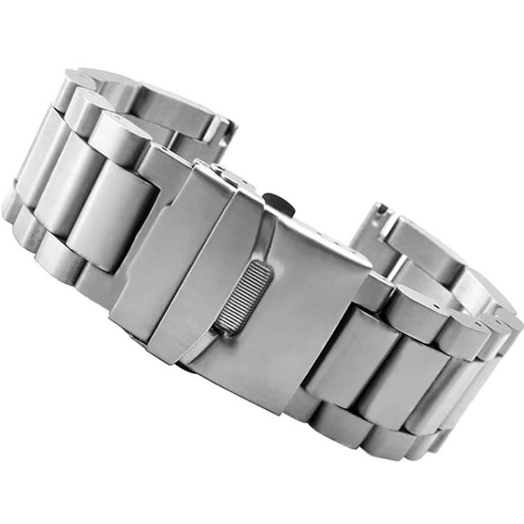 316 Stainless Steel Watch Strap for Garmin Fenix 3 - Silver Color-1