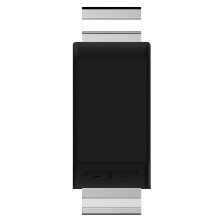 Solid 316 Stainless Steel Chain Watch Strap for Garmin Vivoactive HR - Silver Color-3