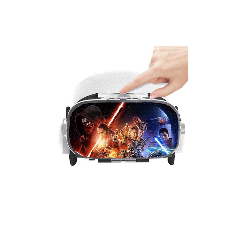 FIIT VR 3F 3D Panoramic Virtual Reality Glasses with Headphone for iPhone and Android-5