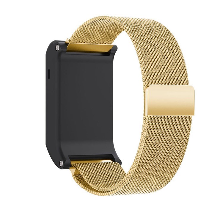Luxury Mesh Magnetic Milanese Stainless Steel Watch Strap Bracelet for Garmin Vivoactive HR - Gold Color-3