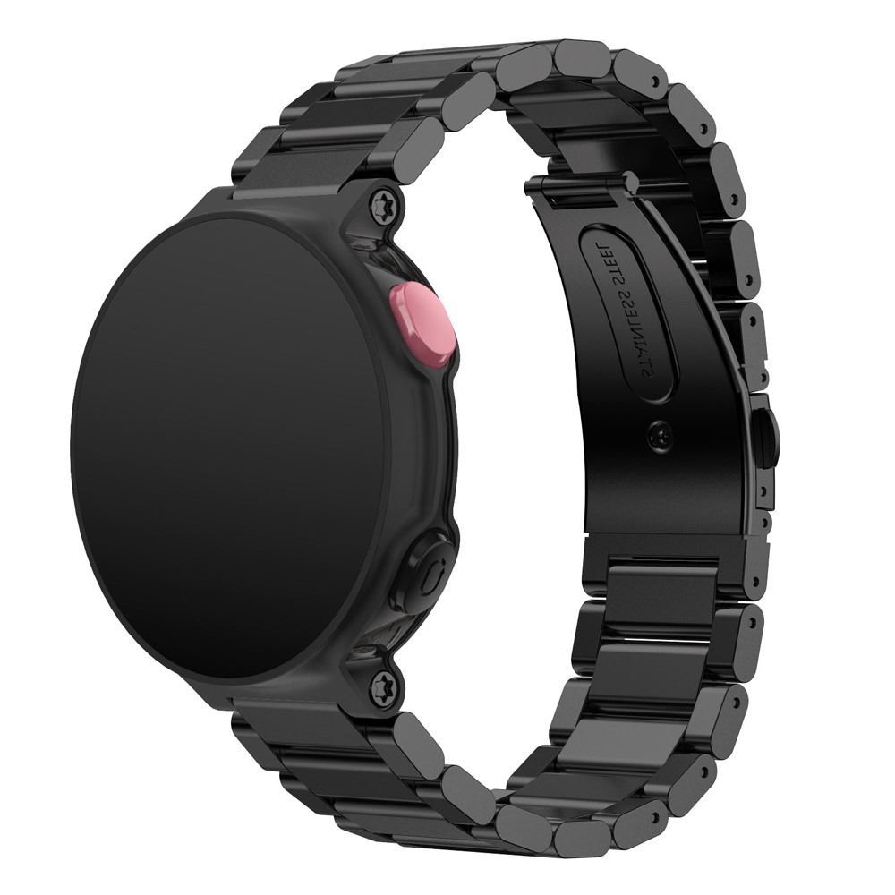 Banda De Reloj De Acero Inoxidable 316 Para Garmin Forerunner 630 620 220 230 235 735 - Negro-3