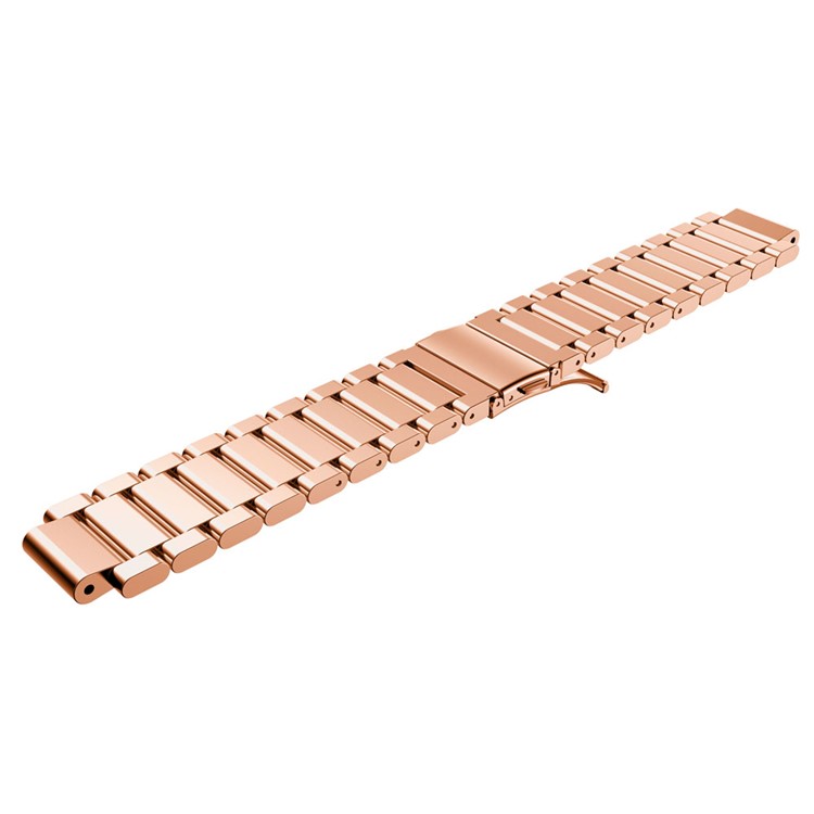316 Stainless Steel Wrist Strap for Garmin Forerunner 630 620 220 230 235 735 - Rose Gold Color-4