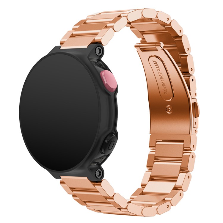 316 Stainless Steel Wrist Strap for Garmin Forerunner 630 620 220 230 235 735 - Rose Gold Color-5