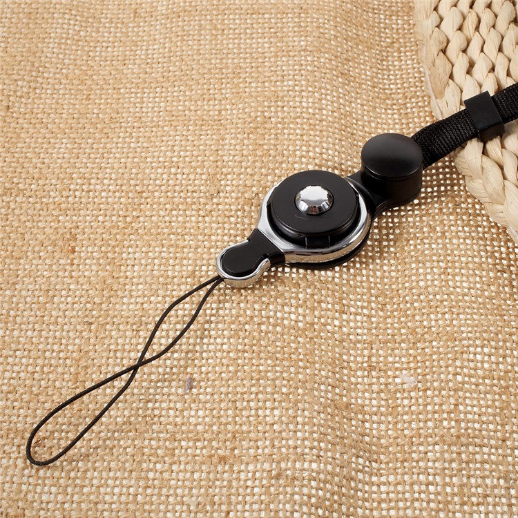 Detachable Long Lanyard Neck Strap for Cell Phone Camera iPod etc - Black-2