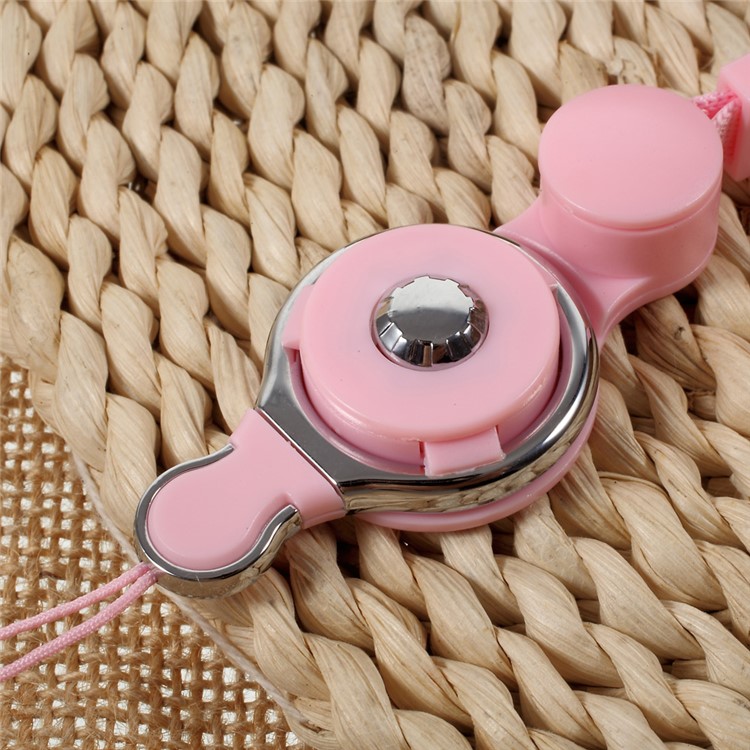 Detachable Long Neck Lanyard Strap for Cell Phone Camera iPod etc - Pink-3