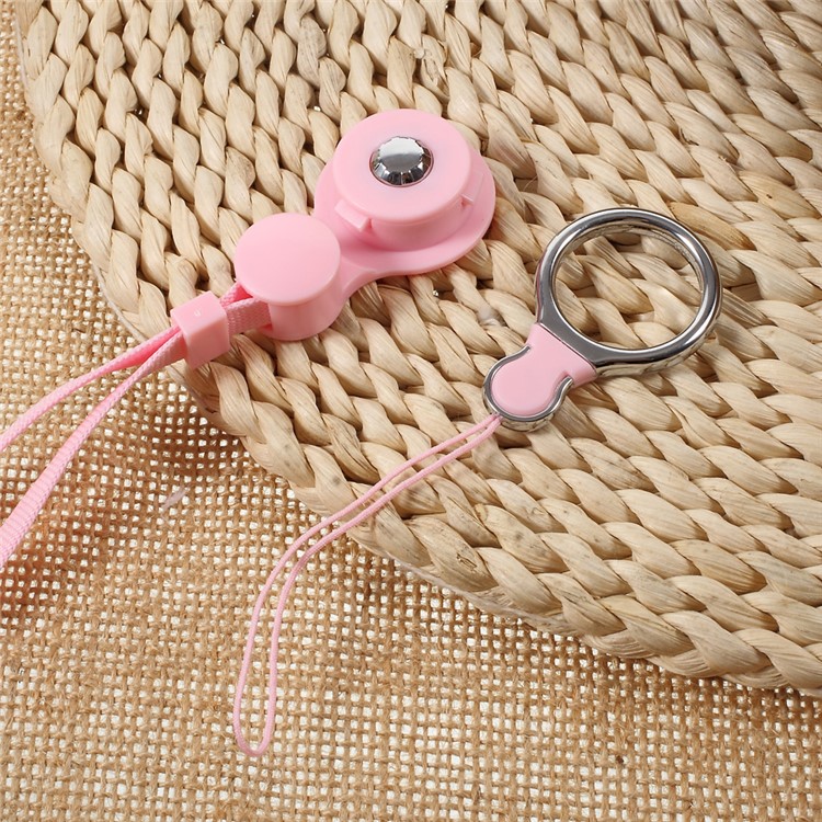 Detachable Long Neck Lanyard Strap for Cell Phone Camera iPod etc - Pink-5
