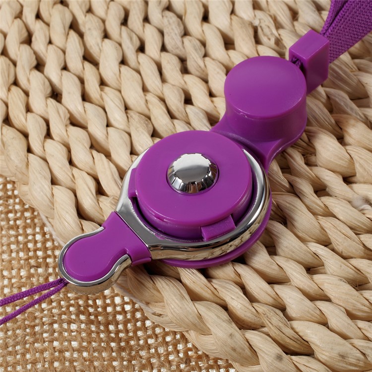 Detachable Durable Long Lanyard Neck Strap for Cell Phone Camera iPod etc - Purple-3
