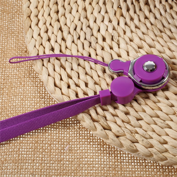 Detachable Durable Long Lanyard Neck Strap for Cell Phone Camera iPod etc - Purple-4