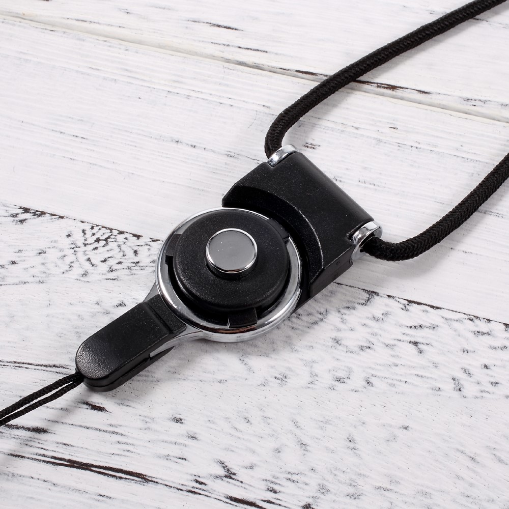 Detachable Neck Strap Band for Cellphone Camera MP3 USB Flash Drive - Black-2