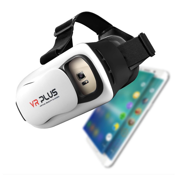 VR Plus Virtual Reality 3D Glasses Headset with Blue-ray Coating Lens for iPhone 7 Plus / 7 Etc-5