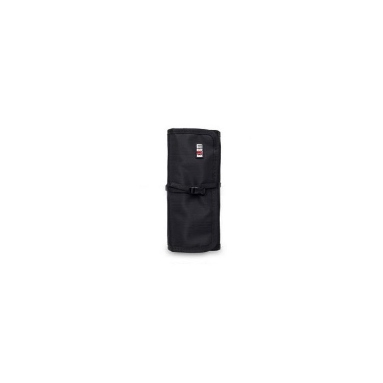 BUBM CJB-L Roll-up Electronics Accessories Case Storage Travel Organizer Bag - Black-1