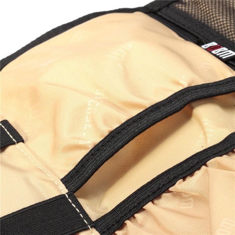 BUBM CJB-L Roll-up Electronics Accessories Case Storage Travel Organizer Bag - Black-4