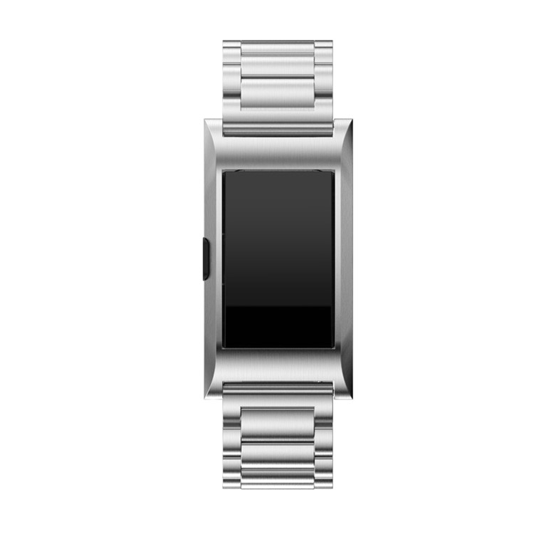 Stainless Steel Bracelet Watch Band with Metal Frame for Fitbit Charge 2 - Silver Color-4