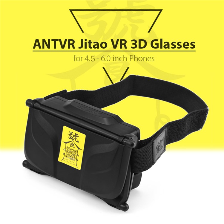 ANTVR Jitao VR 3D Glasses Foldable 3D VR for 4.5-6.0 inch Smartphones - Black-1