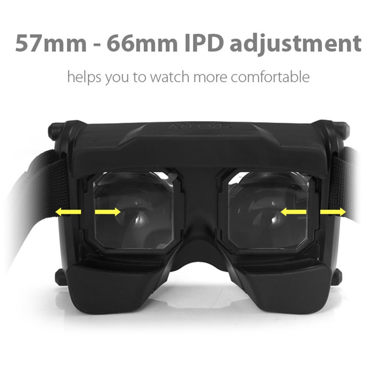 ANTVR Jitao VR 3D Glasses Foldable 3D VR for 4.5-6.0 inch Smartphones - Black-2