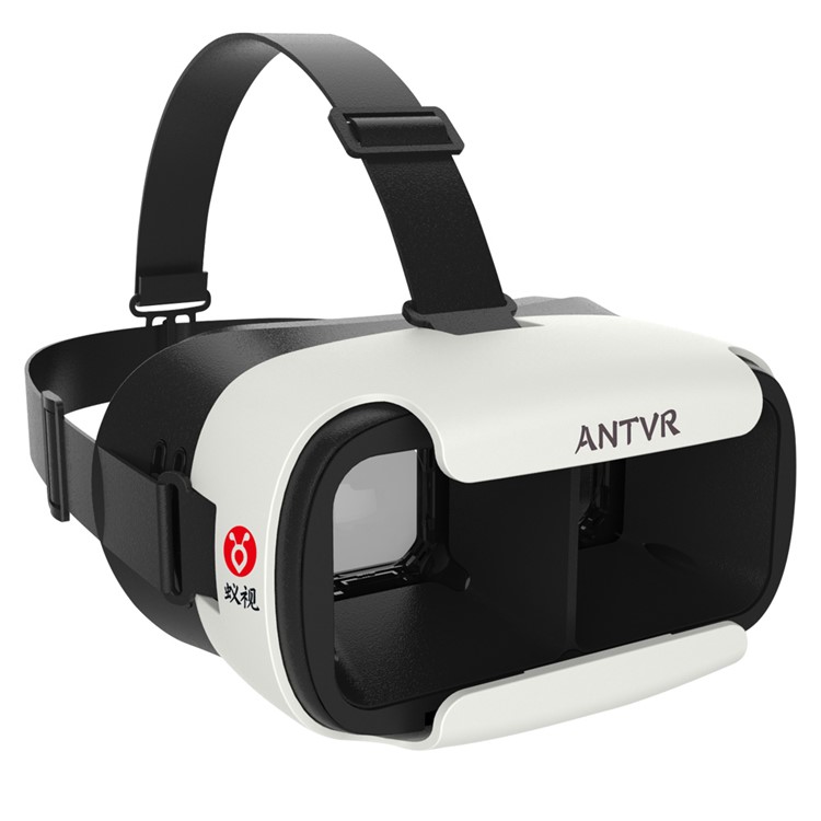 ANTVR Loop VR 100 Degree Wide Angle Head-mounted 3D Glasses for 5.0-6.0 inch Smartphones - White-1
