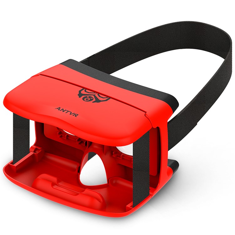ANTVR 3D Foldable VR Glasses Head-mounted (Energy Edition) for 5.0-6.0 inch Smartphones - Red-1