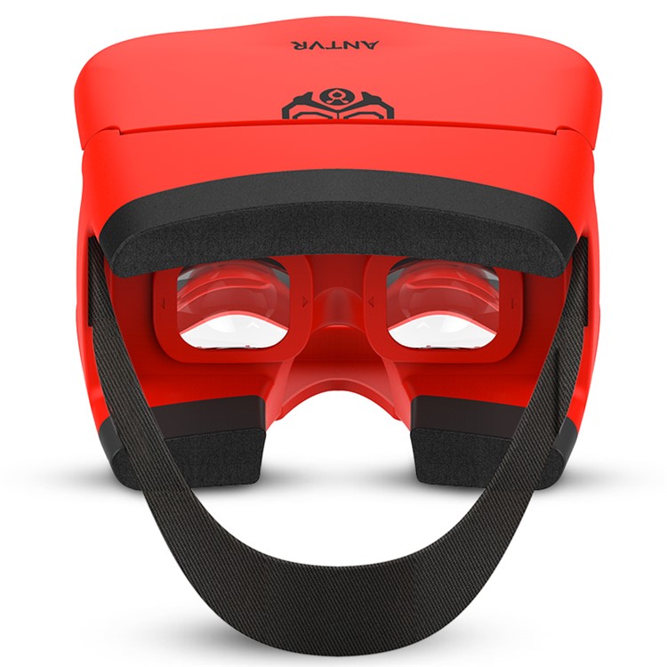ANTVR 3D Foldable VR Glasses Head-mounted (Energy Edition) for 5.0-6.0 inch Smartphones - Red-3