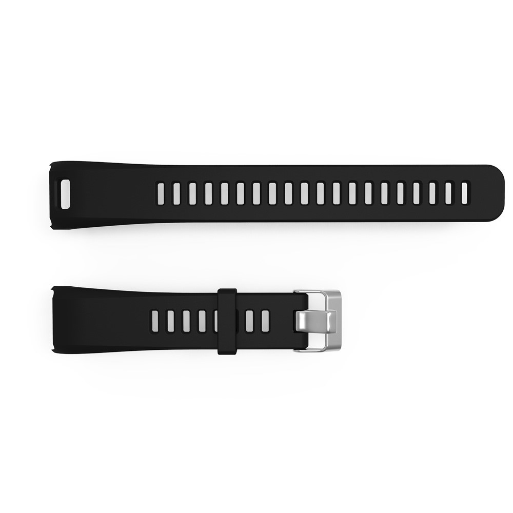 2-Part Silicone Watch Band for Garmin Vivosmart HR with Tool - Black-4
