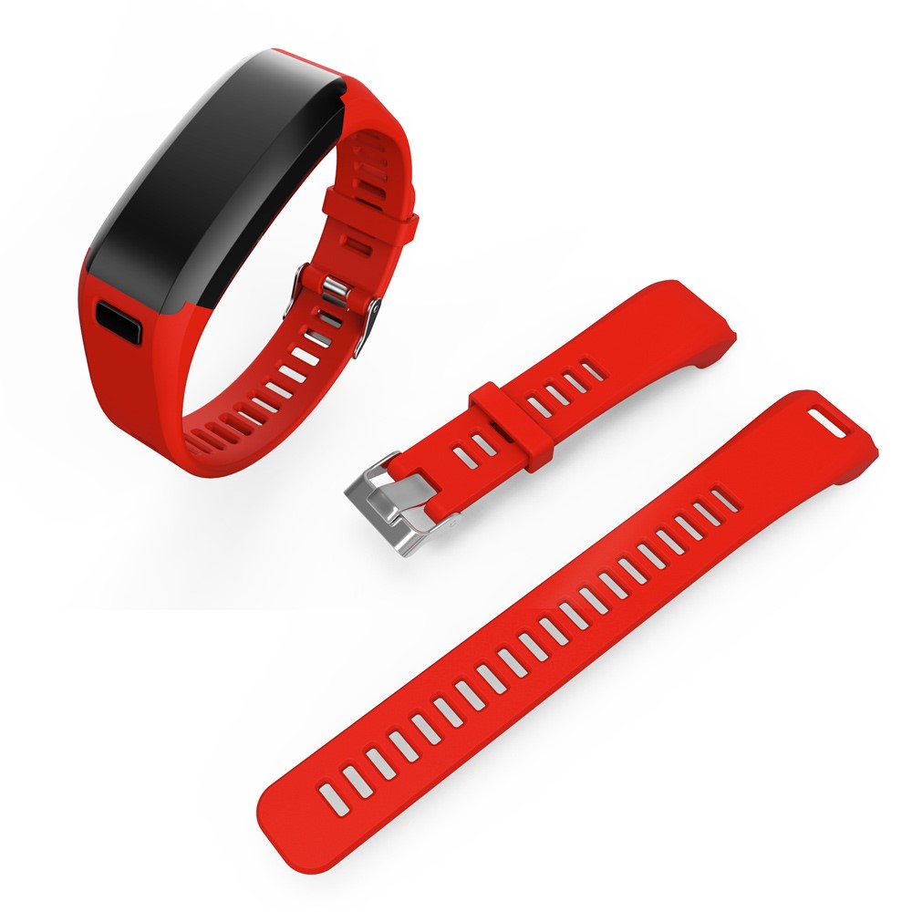 Für Garmin Vivosmart HR 2-teilige Silikon-uhren-band-gurt-austausch Mit Werkzeug - Rot