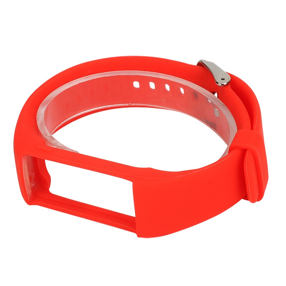 Soft Silicone Wrist Watch Strap Replacement for Polar A360 - Red-5