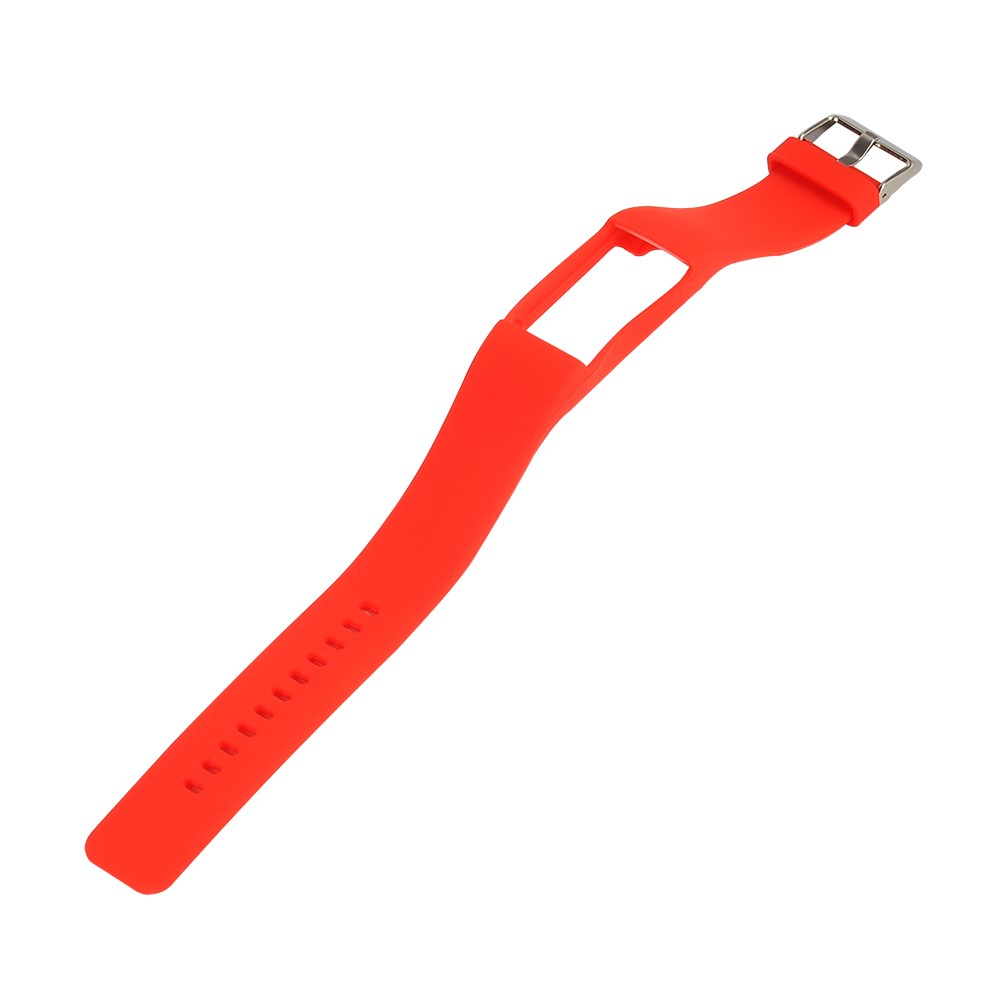 Soft Silicone Wrist Watch Strap Replacement for Polar A360 - Red-6