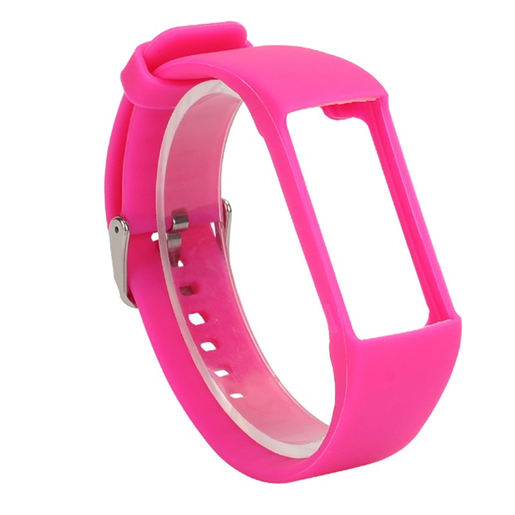 Soft Silicone Wrist Watchband Replacement for Polar A360 - Rose-3