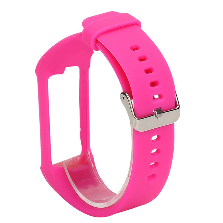 Soft Silicone Wrist Watchband Replacement for Polar A360 - Rose-4