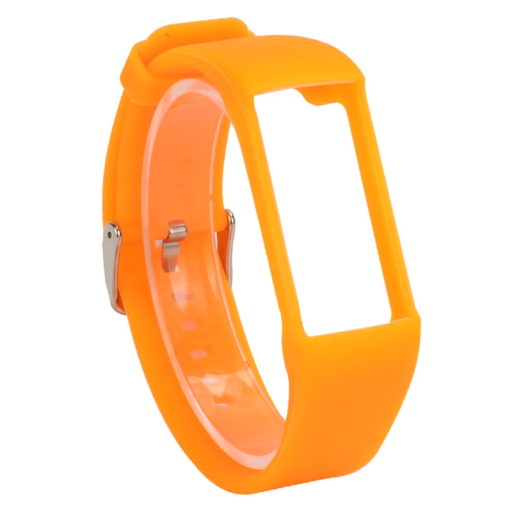 Durable Silicone Watch Band Replacement for Polar A360 - Orange-3