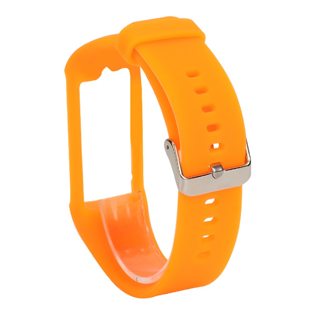 Durable Silicone Watch Band Replacement for Polar A360 - Orange-4