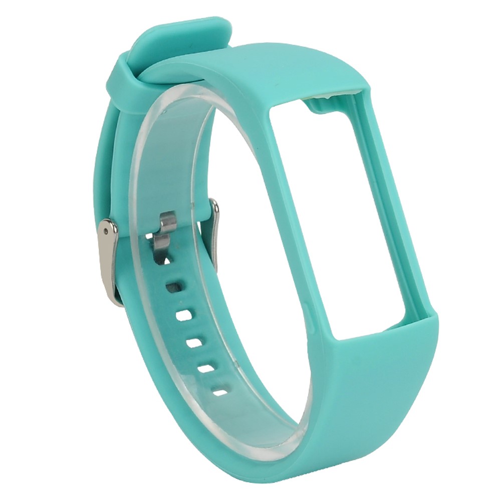 For Polar A360 Soft Silicone Watch Strap Band Replacement - Cyan-3