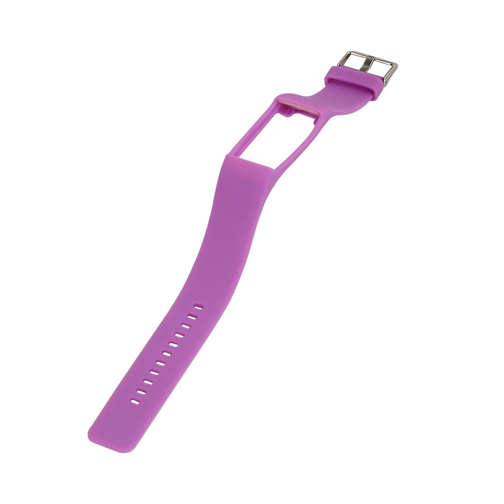 Soft Silicone Watch Band Wrist Strap for Polar A360 - Purple-6