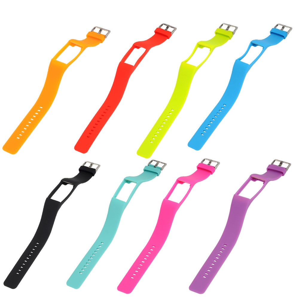 Para Polar A360 Soft Silicone Ajustable Reloj De Reemplazo Correa De Muñeca - Púrpura