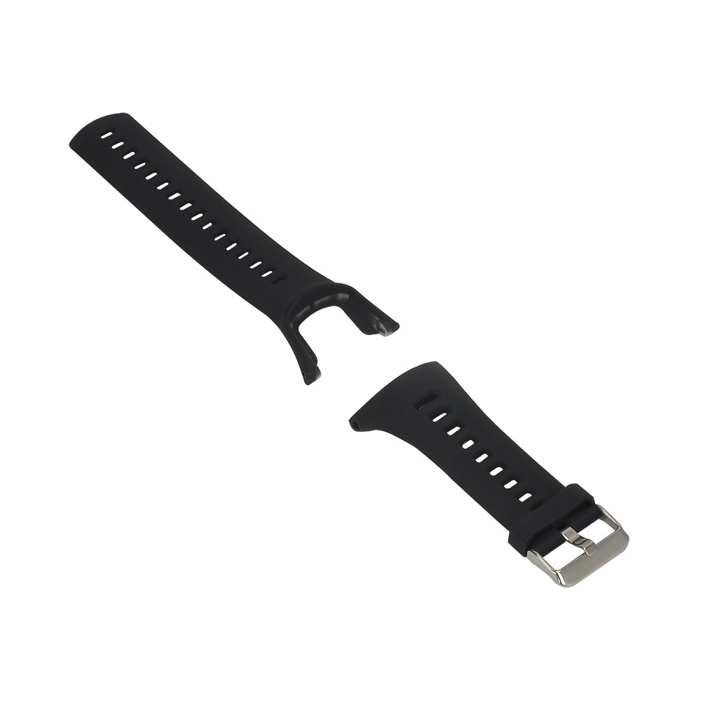 Silikonsportuhrband Für Suunto AMBIT 1/2/3, Einstellbarer Smart Watch Strap Ersatz - Schwarz