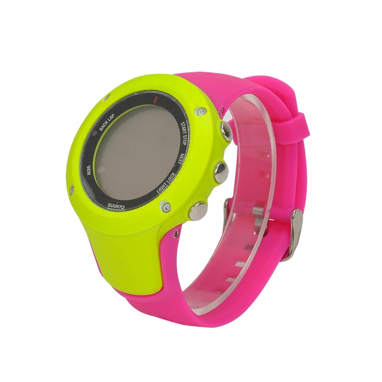 Watch Replacement Silicone Strap for Suunto Ambit 1/Ambit 2/Ambit 3 - Rose-2