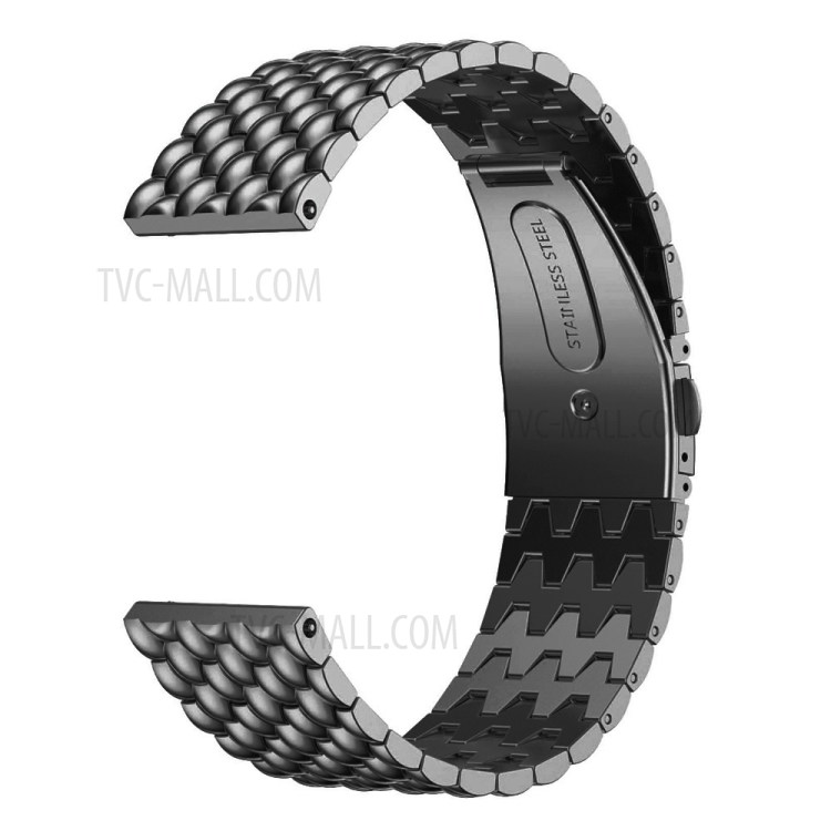 Luxury Stainless Steel Watchband for Fitbit Blaze Smart Fitness Watch - Black-2