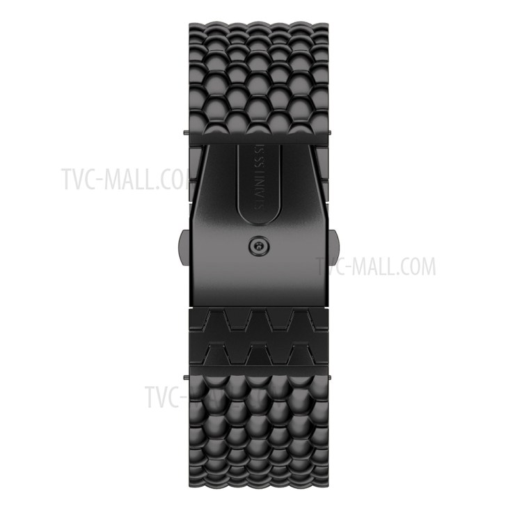 Luxury Stainless Steel Watchband for Fitbit Blaze Smart Fitness Watch - Black-3