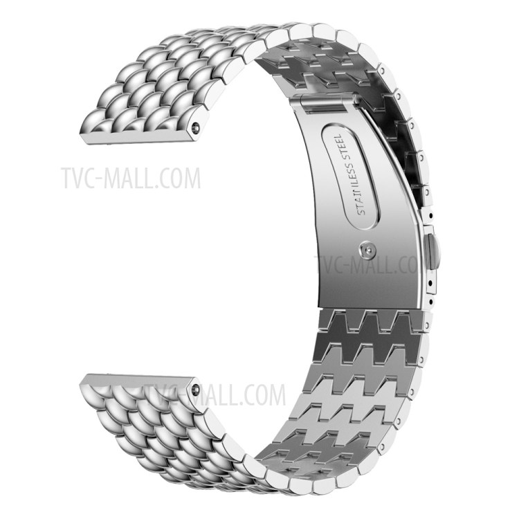 Luxury 316 Stainless Steel Watch Band for Fitbit Blaze Smart Fitness Watch - Silver Color-2