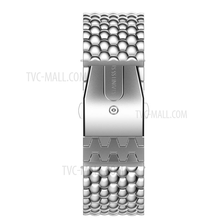 Luxury 316 Stainless Steel Watch Band for Fitbit Blaze Smart Fitness Watch - Silver Color-3