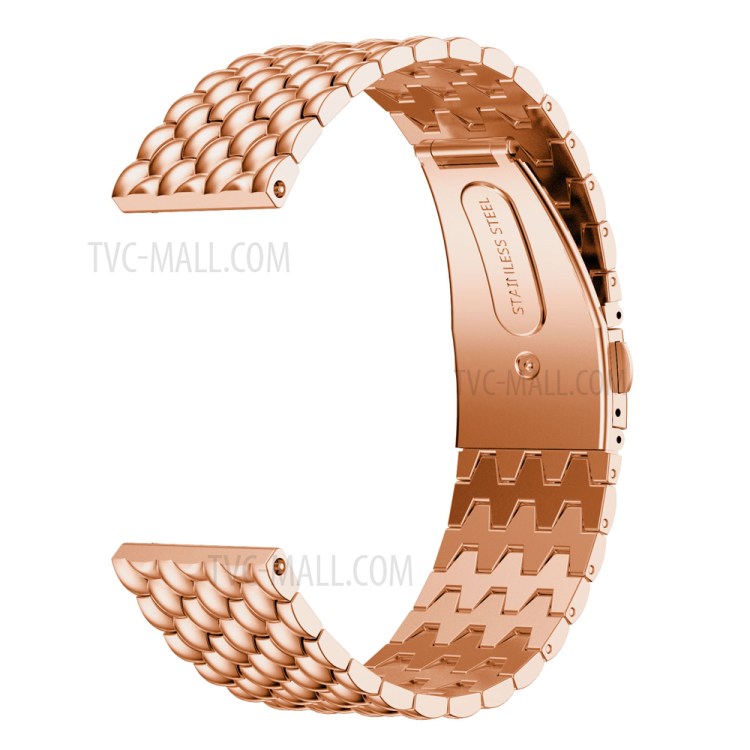 Luxury Stainless Steel Watch Strap Band for Fitbit Blaze Smart Fitness Watch - Rose Gold Color-2