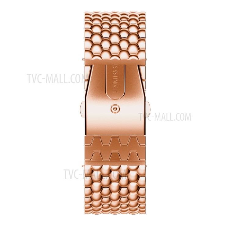 Luxury Stainless Steel Watch Strap Band for Fitbit Blaze Smart Fitness Watch - Rose Gold Color-3
