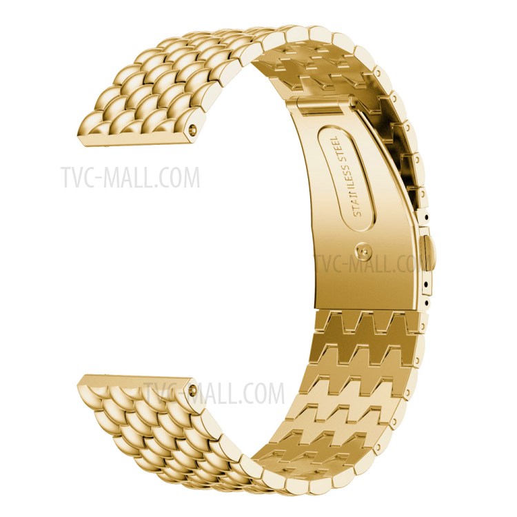 Luxury Stainless Steel Strap Watchband for Fitbit Blaze Smart Fitness Watch - Gold Color-2